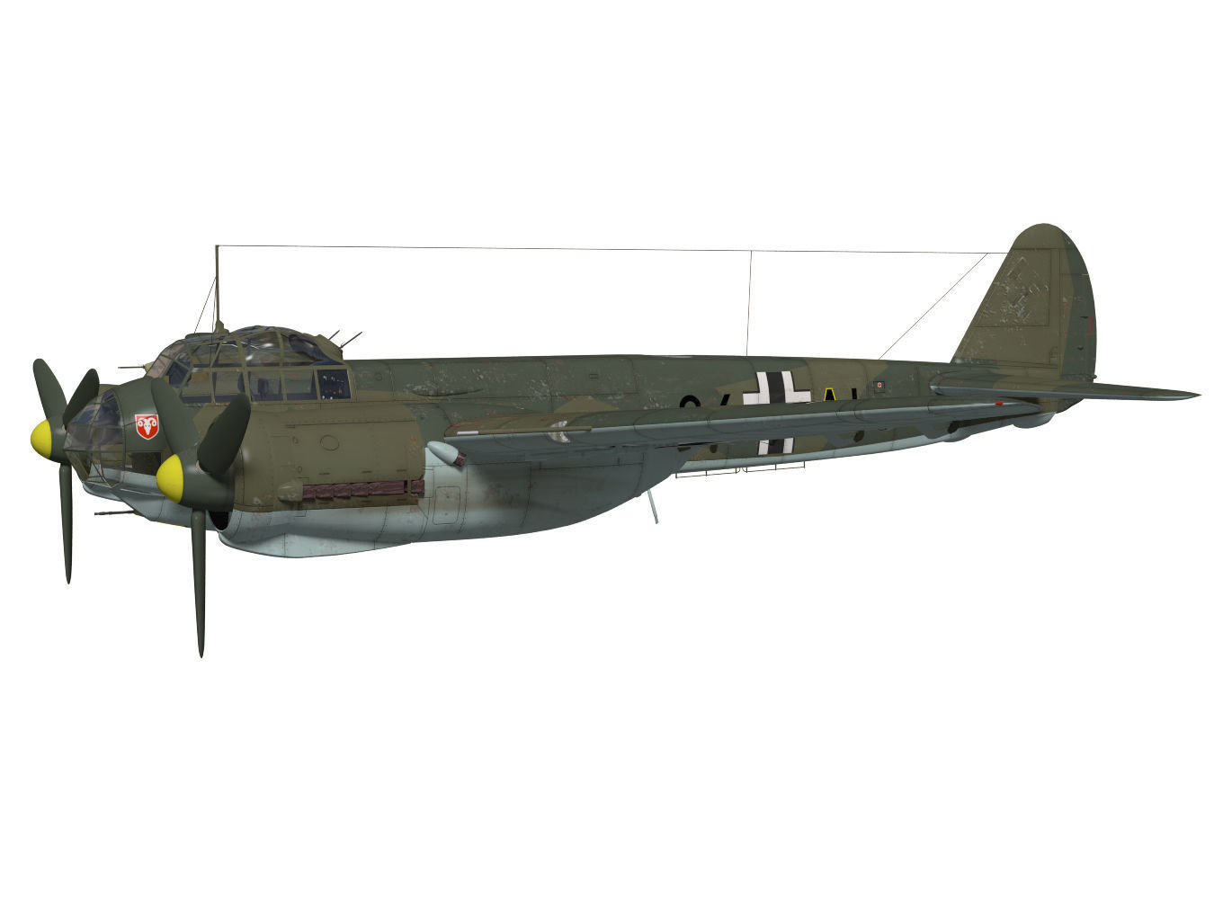 Junkers Ju 88 A-4 3D model | CGTrader