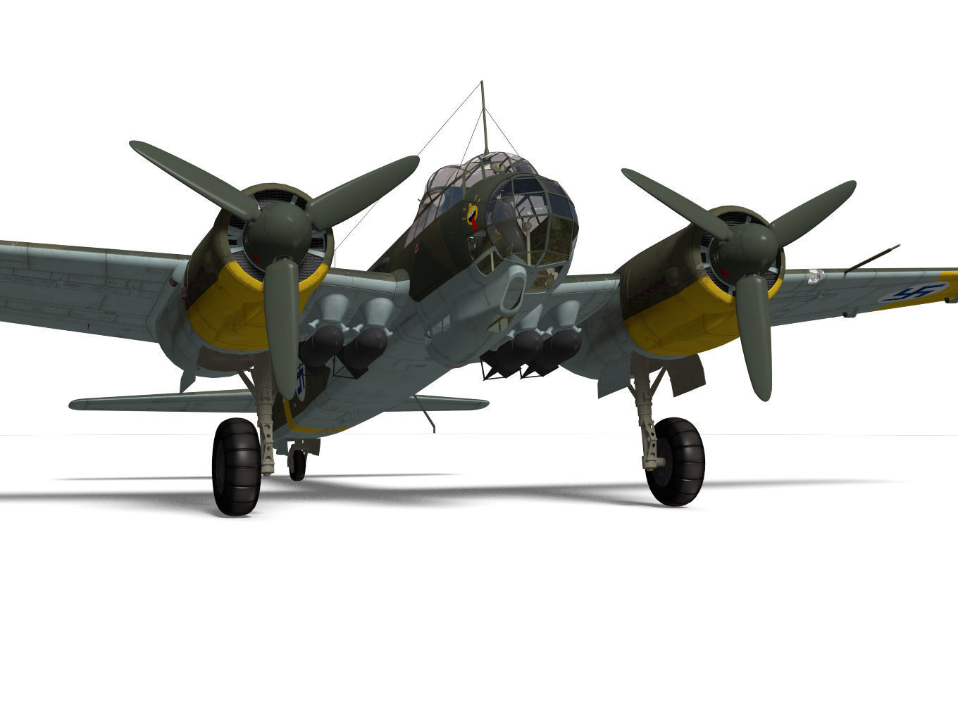Junkers Ju 88 A-4 3D model_8