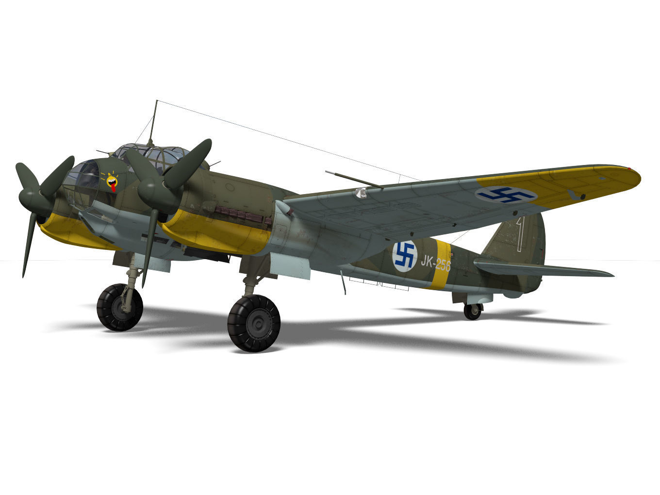 Junkers Ju 88 A-4 3D model_6