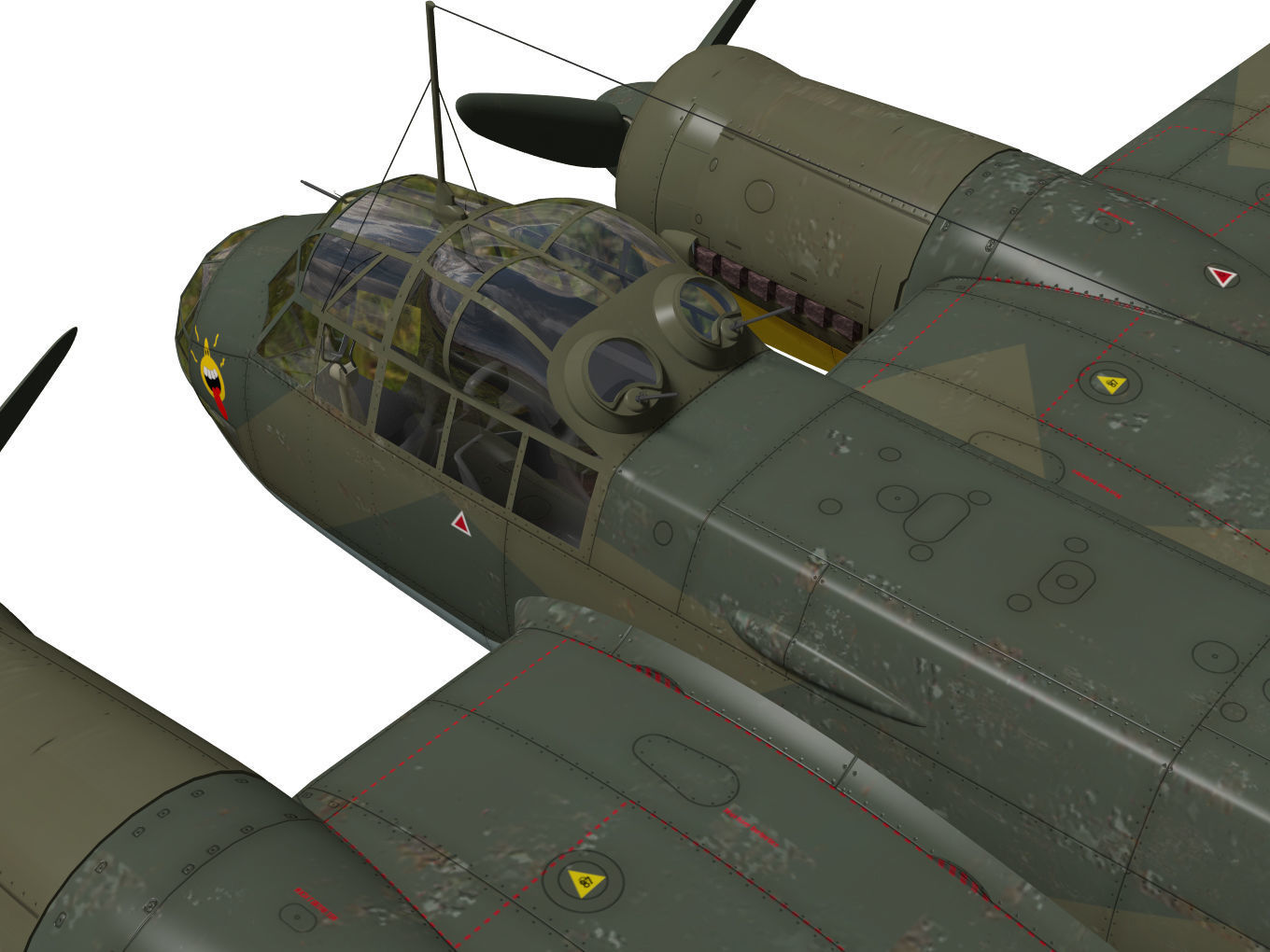 Junkers Ju 88 A-4 3D model_5