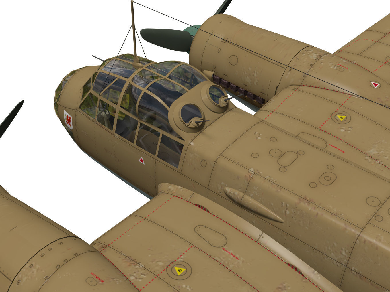 Junkers Ju 88 A-5 3D model_5