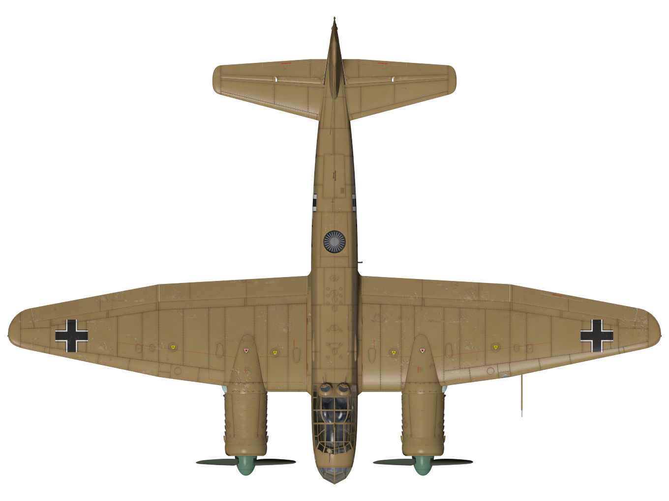 Junkers Ju 88 A-5 3D model_13