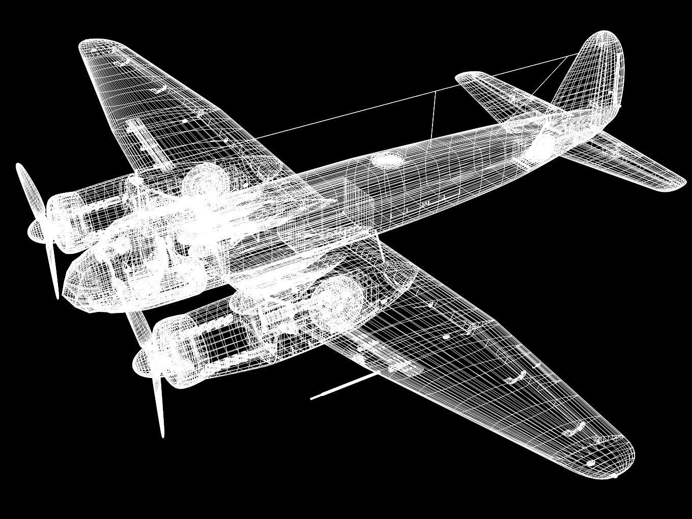 Junkers Ju 88 A-5 3D model_16