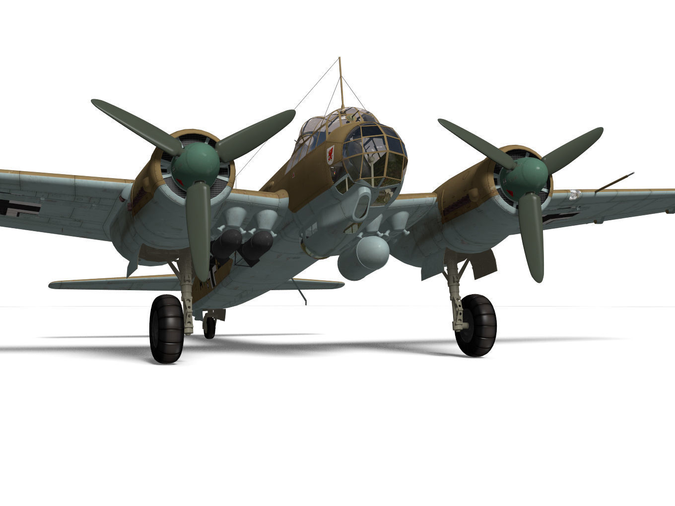 Junkers Ju 88 A-5 3D model_8