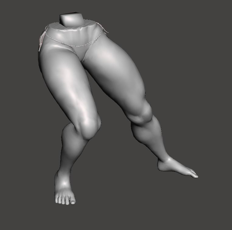 Android 18 Workout - The Beach Episode 3D print model_8