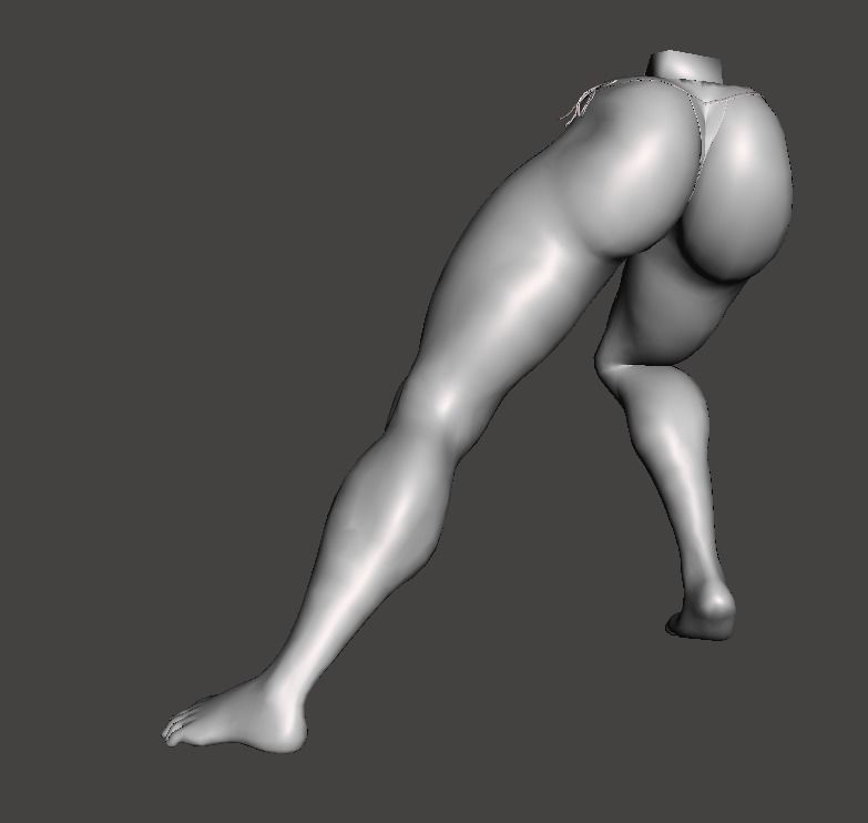 Android 18 Workout - The Beach Episode 3D print model_9