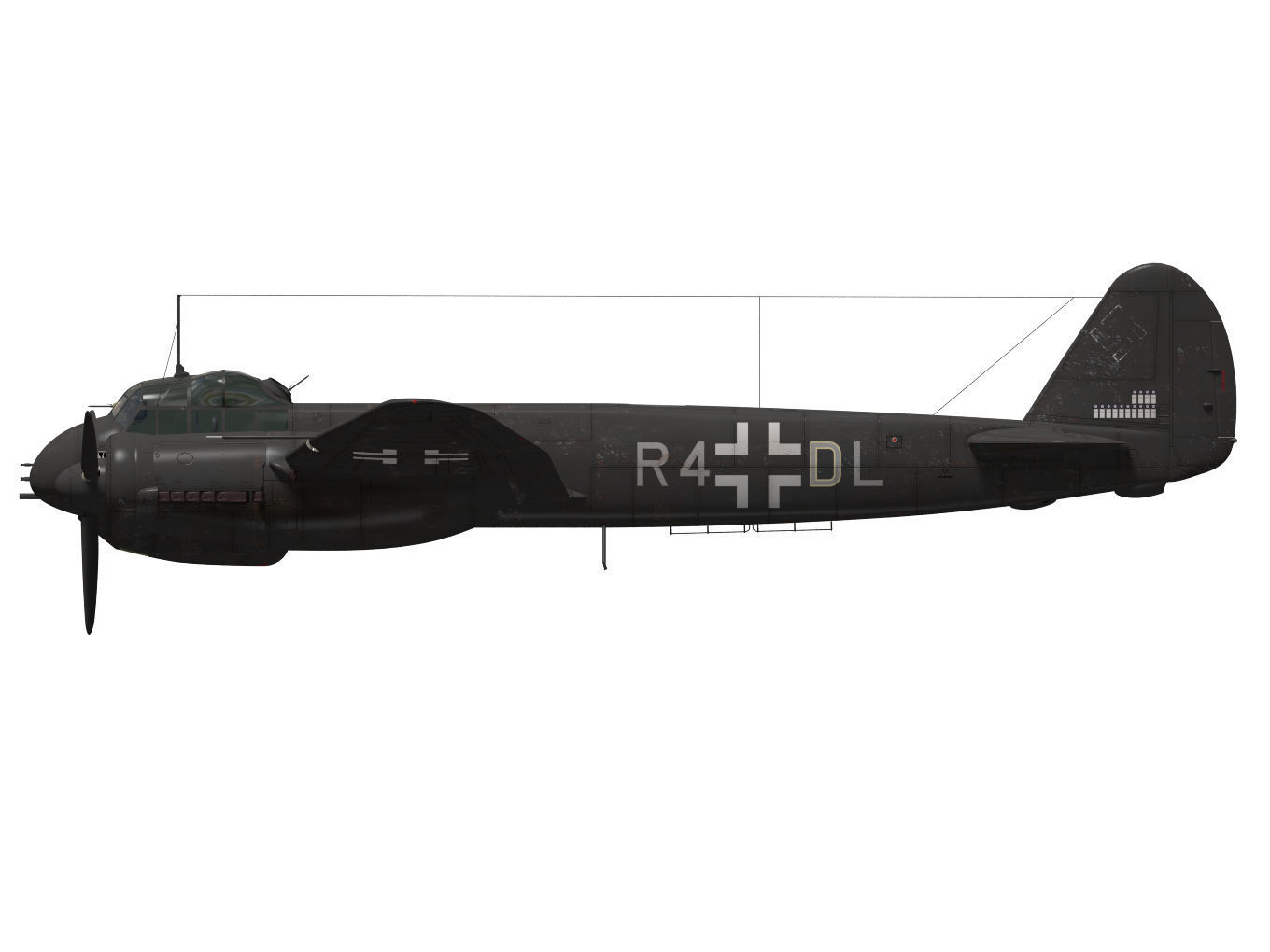 Junkers Ju 88 C-4 3D model_9