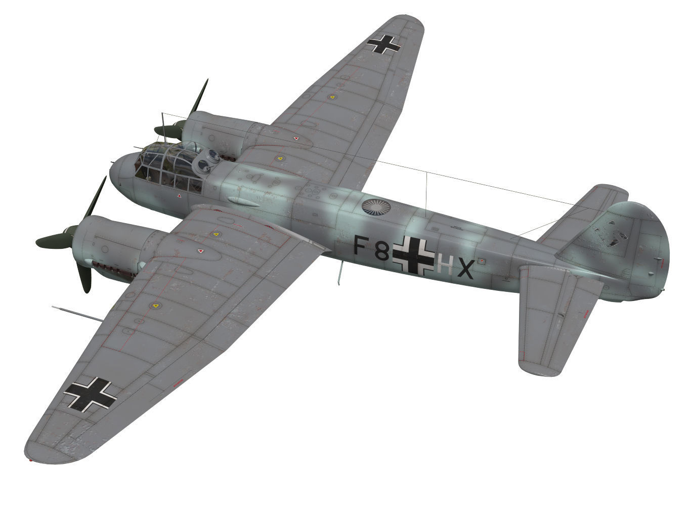 Junkers Ju 88 C-6 3D model_1