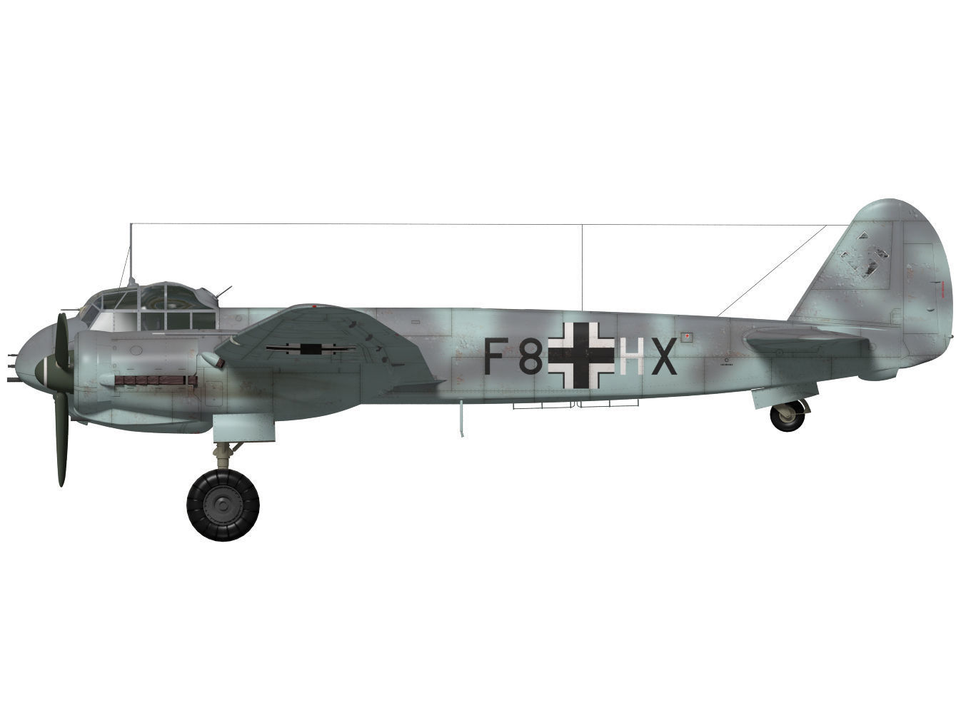 Junkers Ju 88 C-6 3D model_10