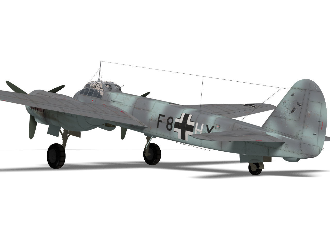 Junkers Ju 88 C-6 3D model_7