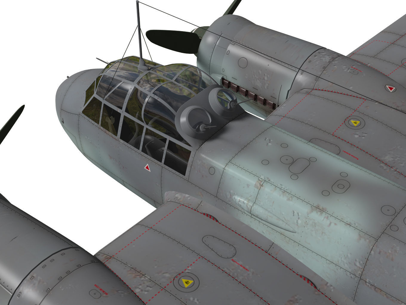 Junkers Ju 88 C-6 3D model_5