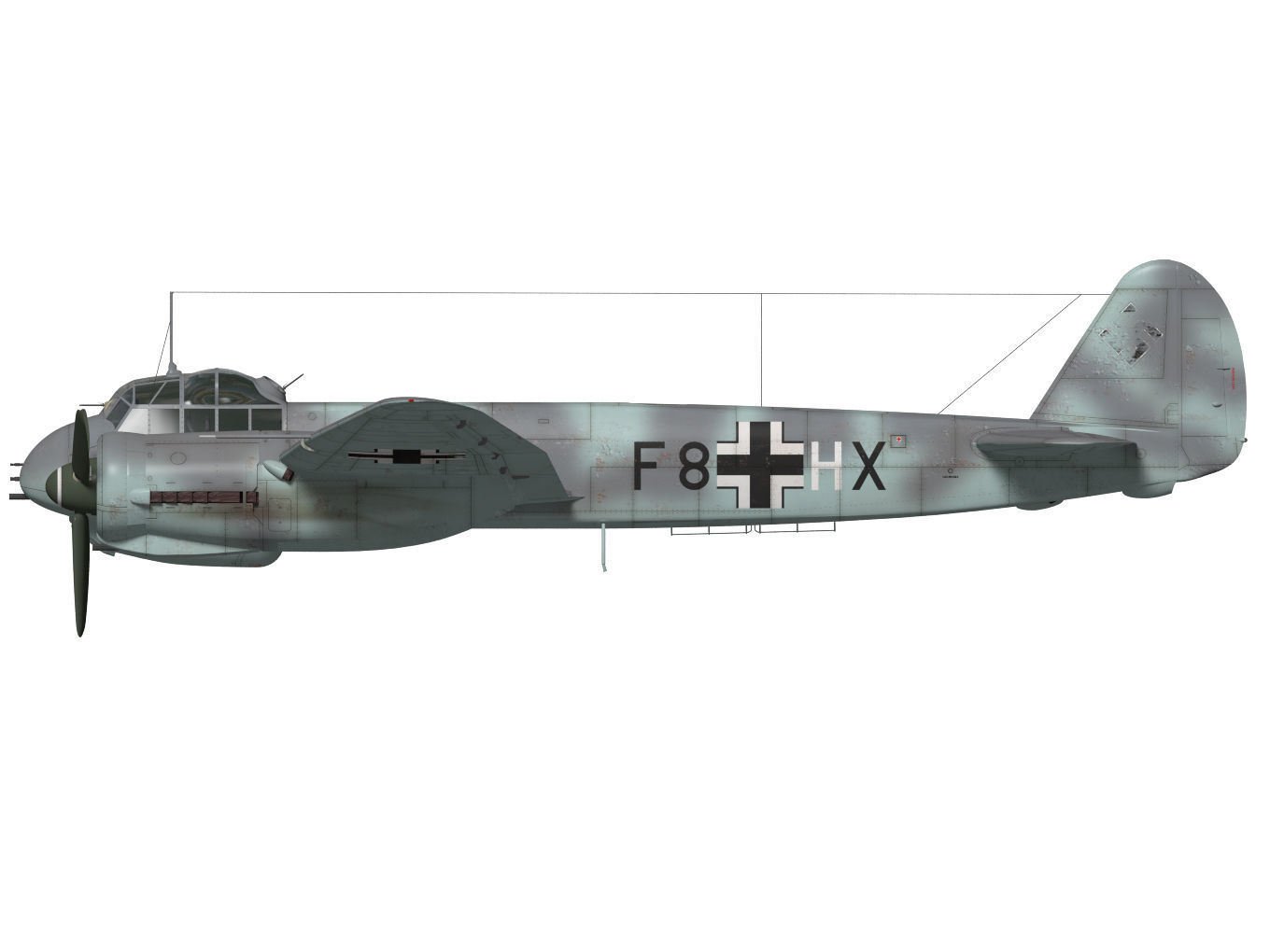 Junkers Ju 88 C-6 3D model_9