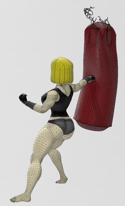 Android 18 Workout - The Whole Set 3D print model_16