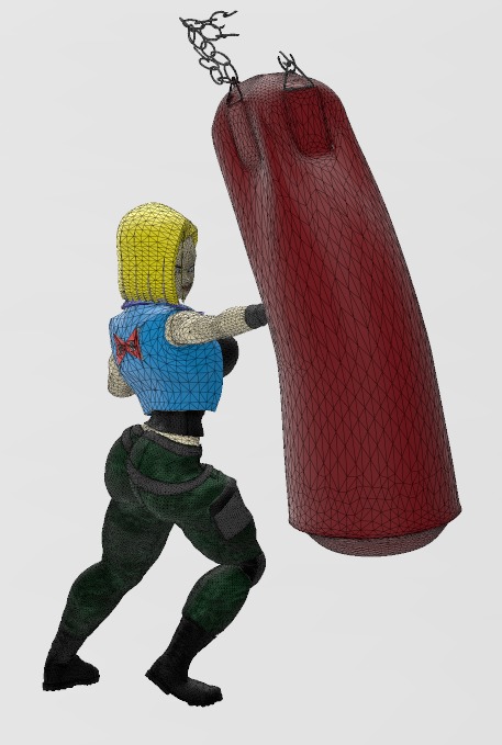 Android 18 Workout - The Whole Set 3D print model_21