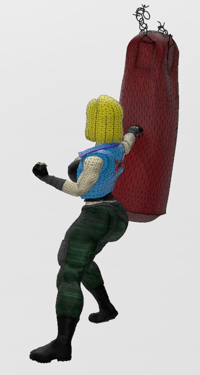 Android 18 Workout - The Whole Set 3D print model_15
