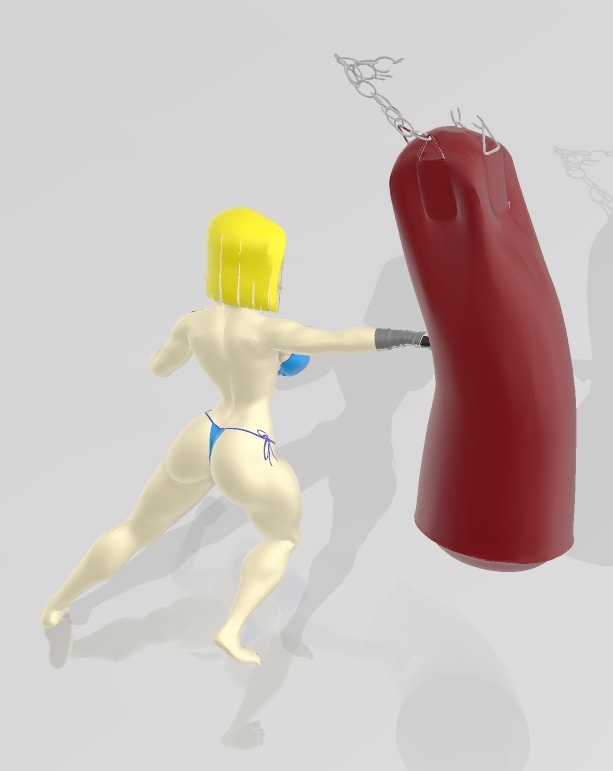 Android 18 Workout - The Whole Set 3D print model_20