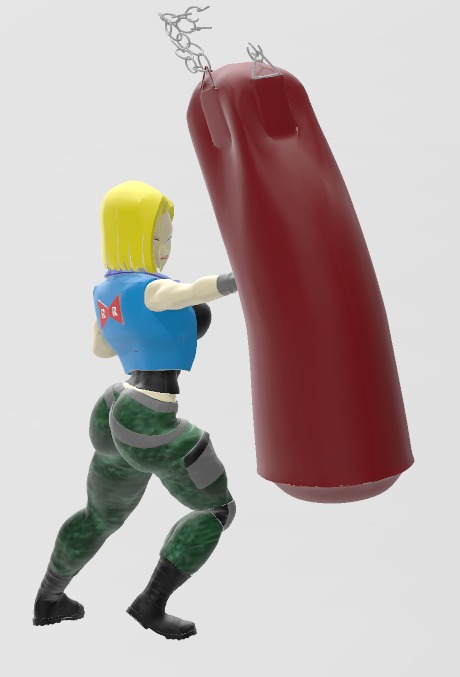 Android 18 Workout - The Whole Set 3D print model_18