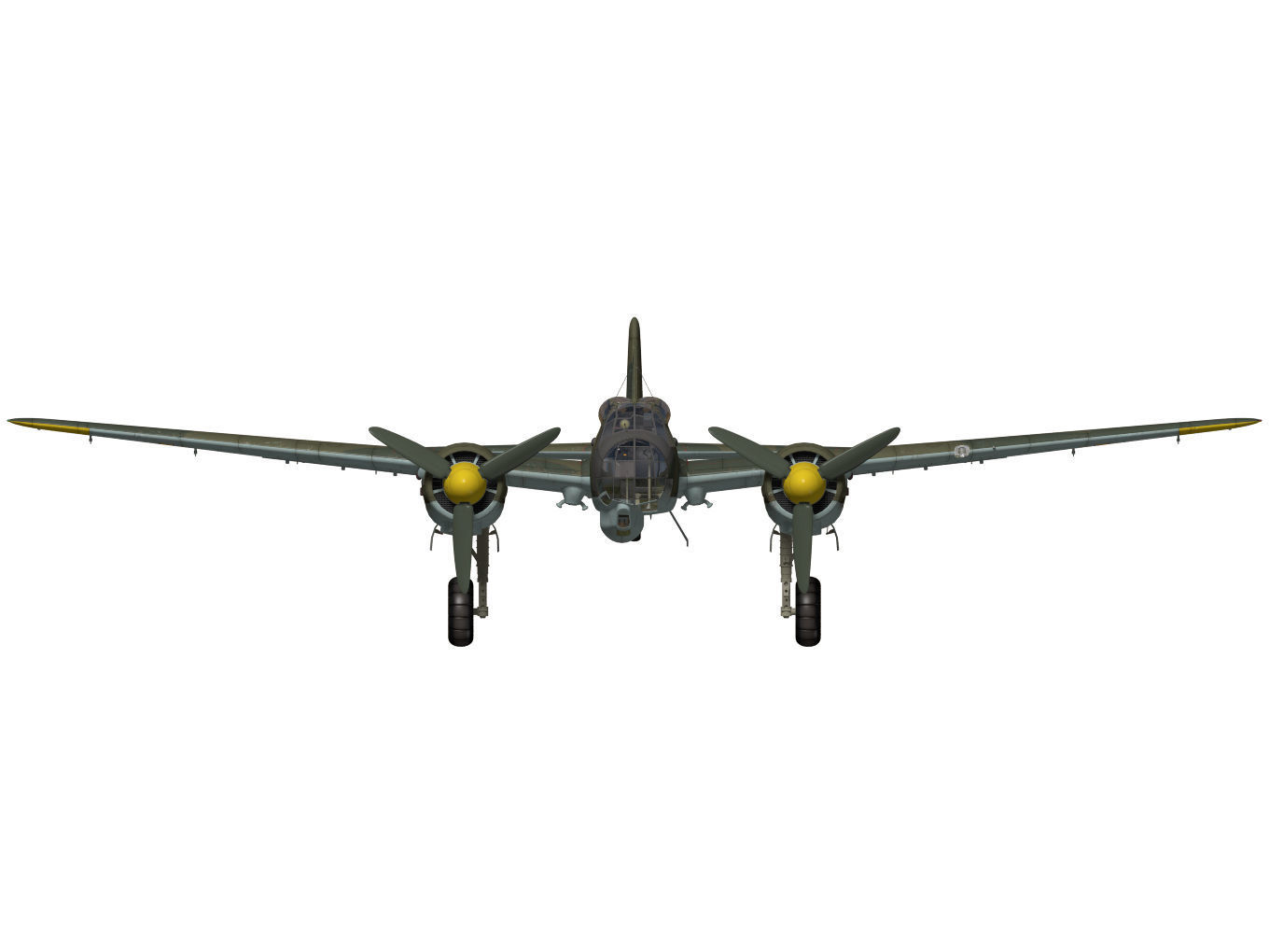 Junkers Ju 88 D-1 3D model_12