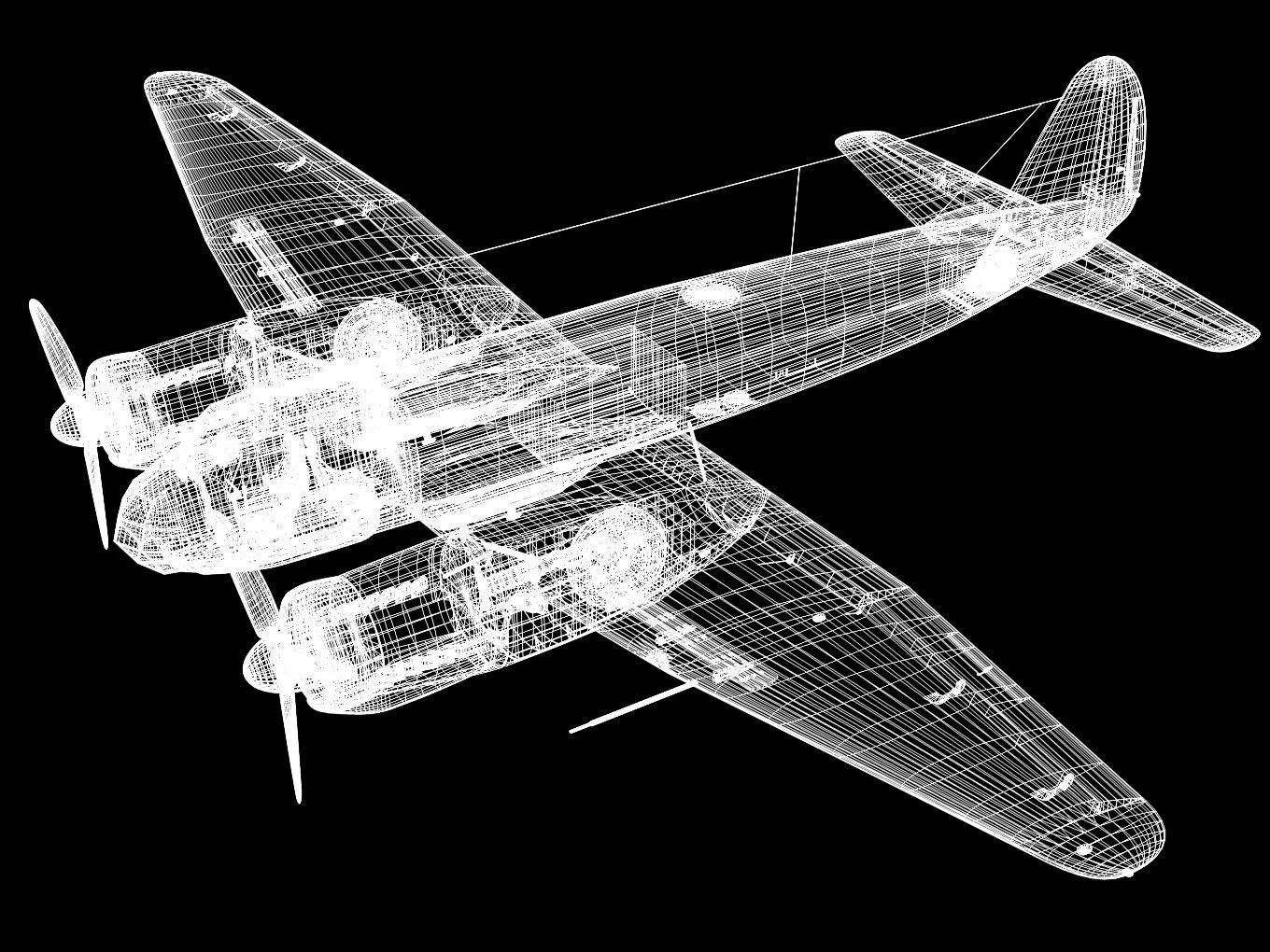 Junkers Ju 88 D-1 3D model_16