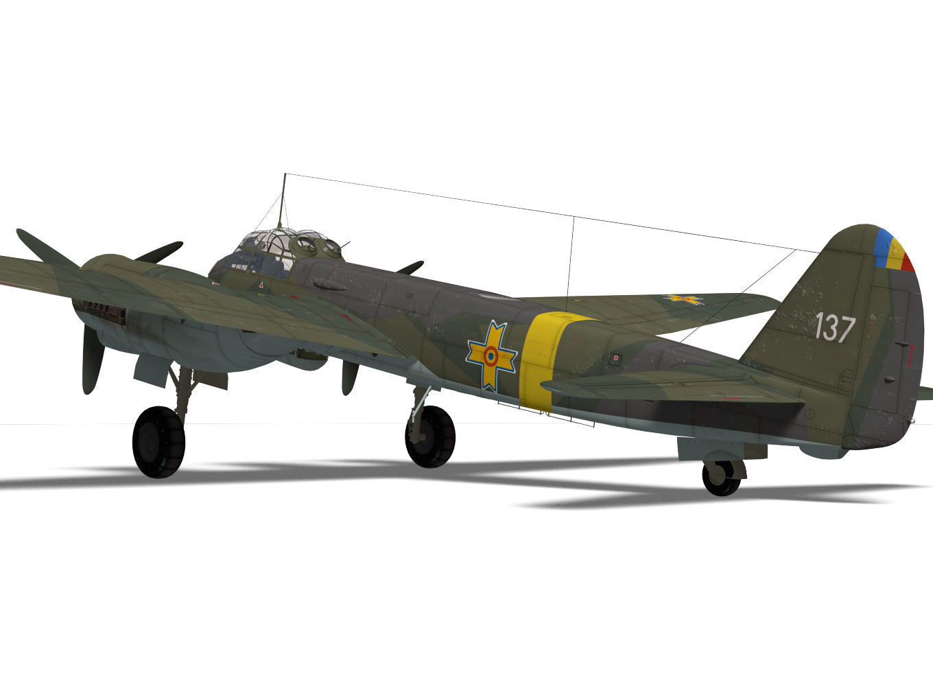 Junkers Ju 88 D-1 3D model_7