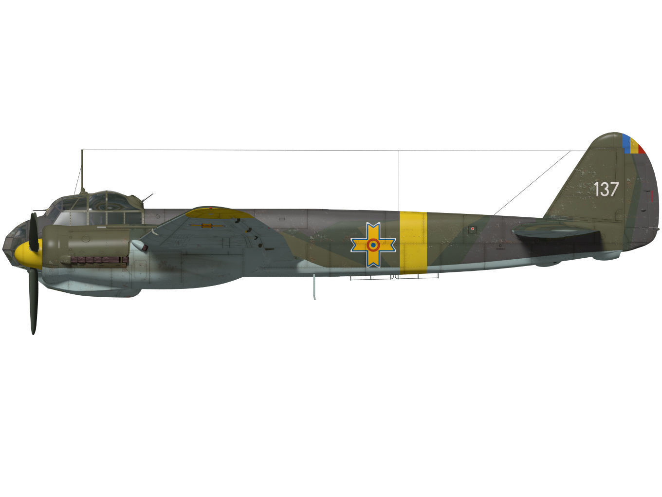 Junkers Ju 88 D-1 3D model_9