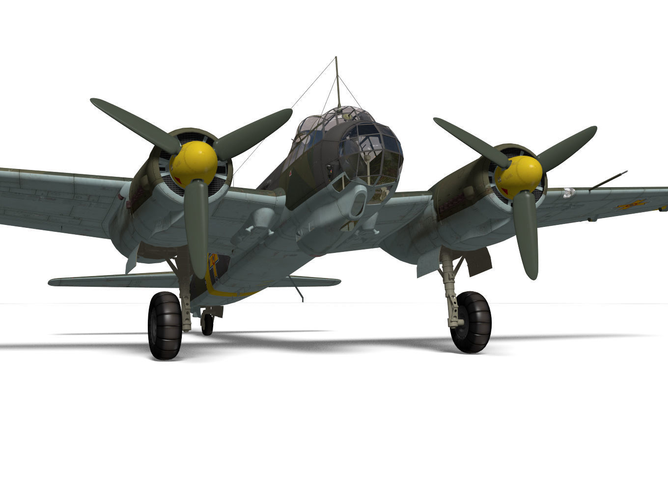 Junkers Ju 88 D-1 3D model_8