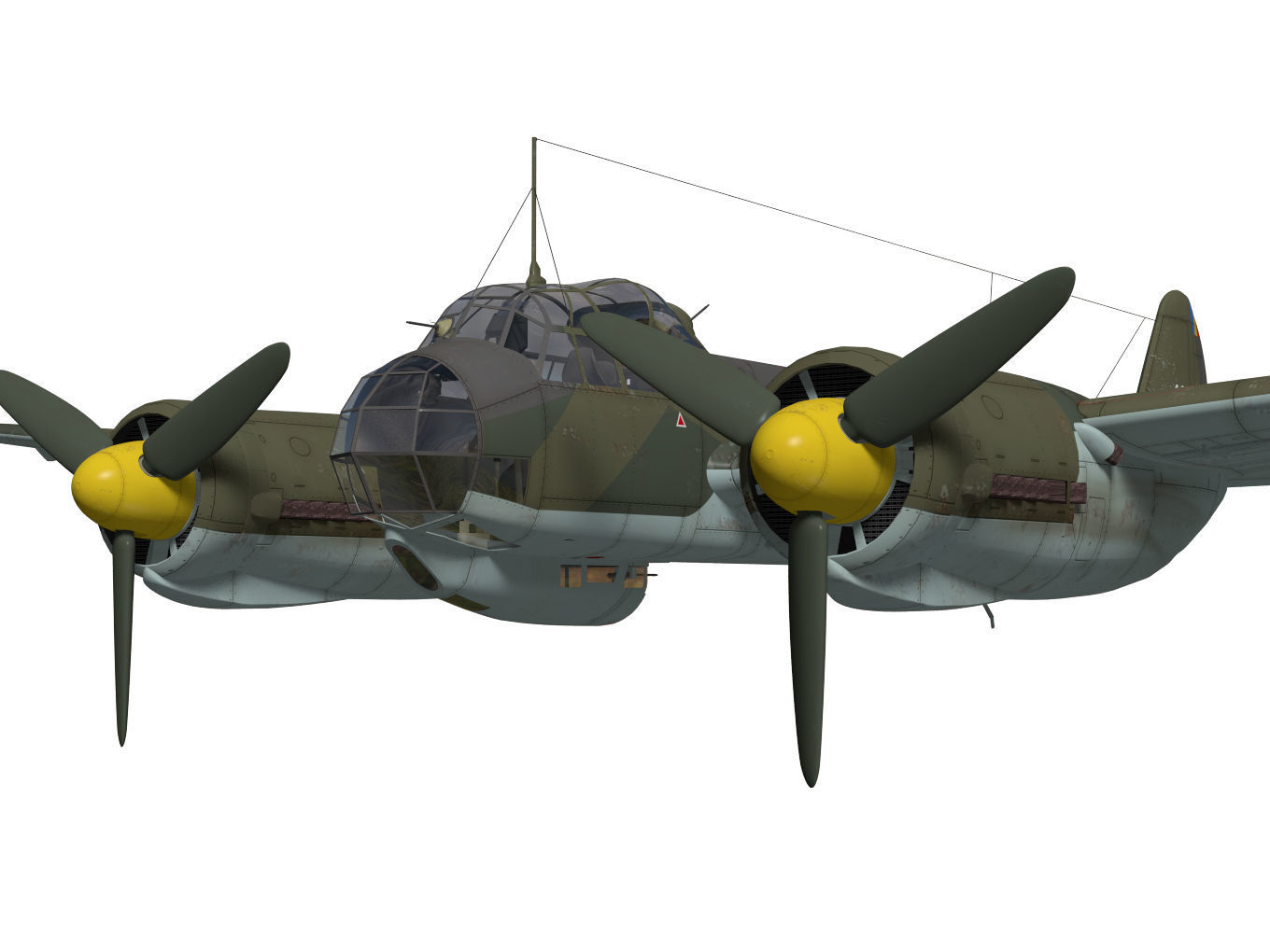 Junkers Ju 88 D-1 3D model_4