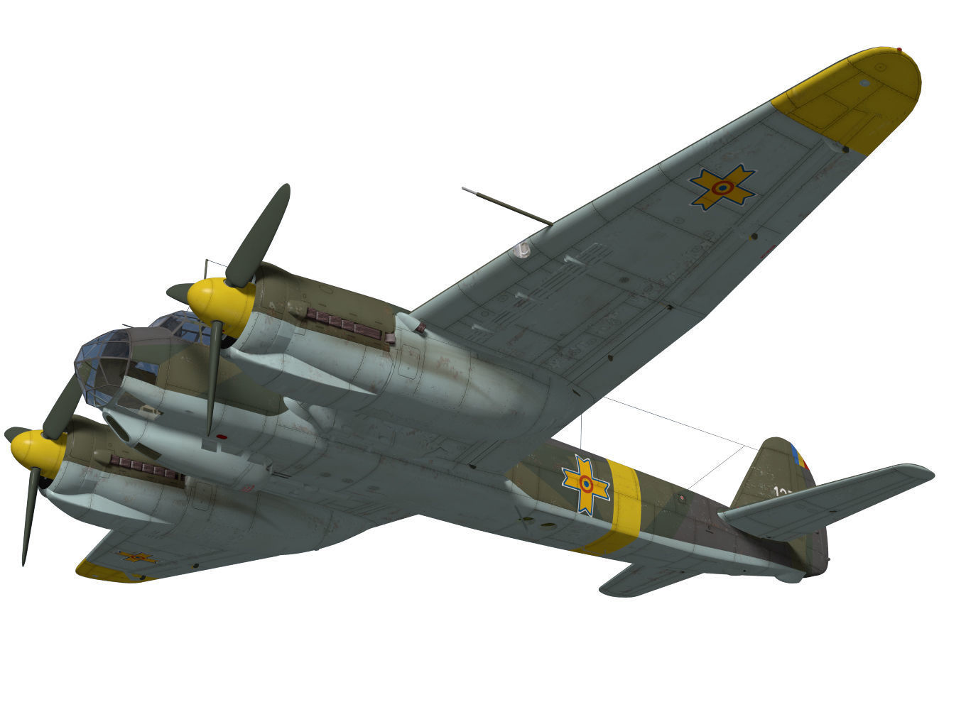 Junkers Ju 88 D-1 3D model_3