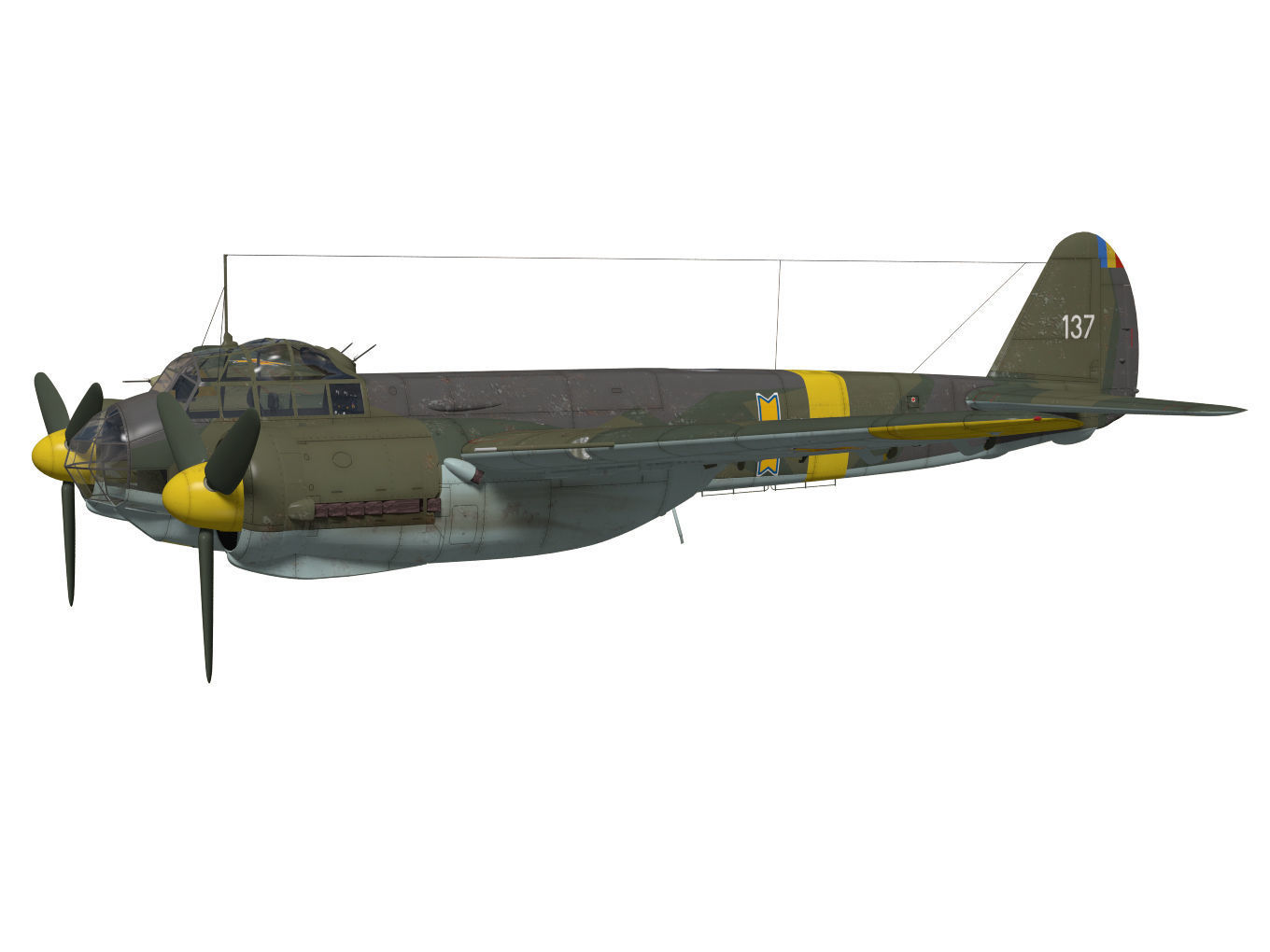 Junkers Ju 88 D-1 3D model_2