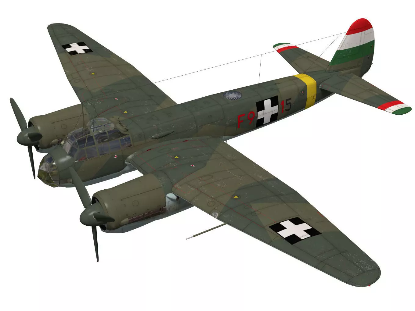 Junkers Ju 88 D-2 3D model
