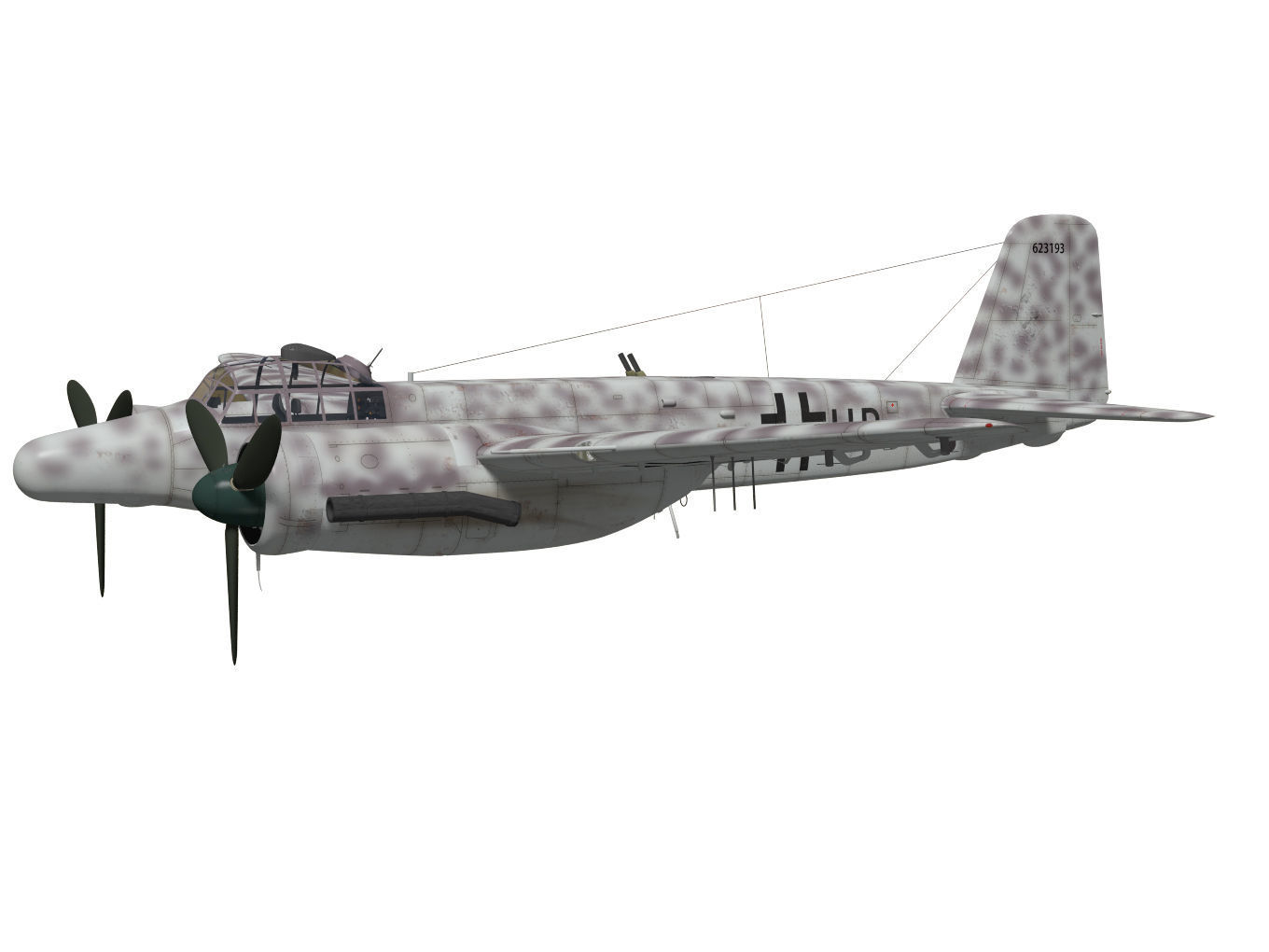 Junkers Ju 88 G-6 3D model_2