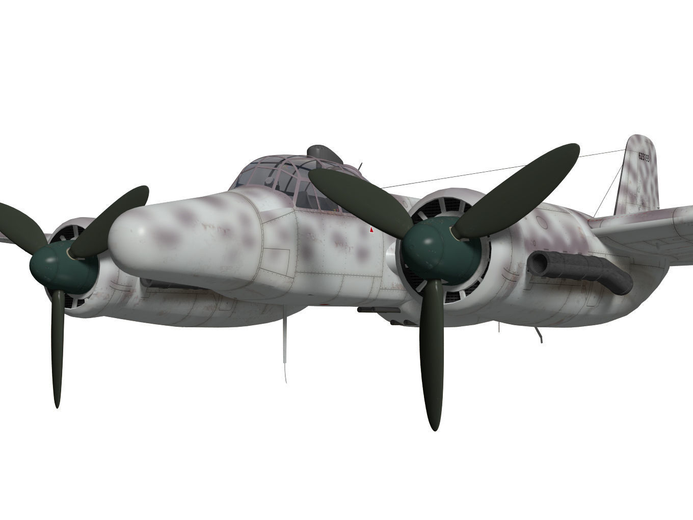 Junkers Ju 88 G-6 3D model_4