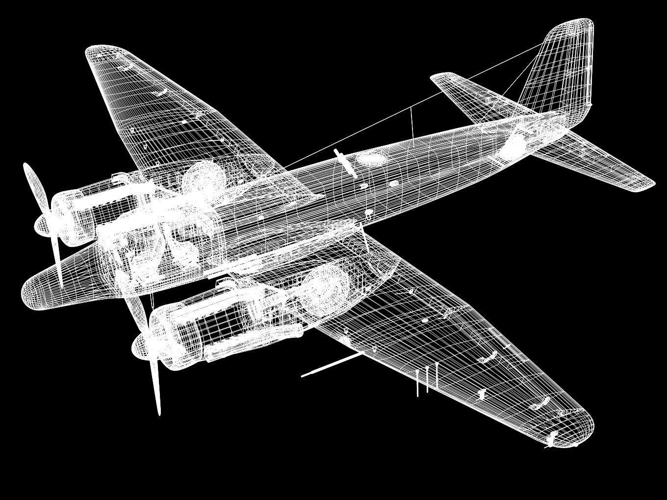 Junkers Ju 88 G-6 3D model_16