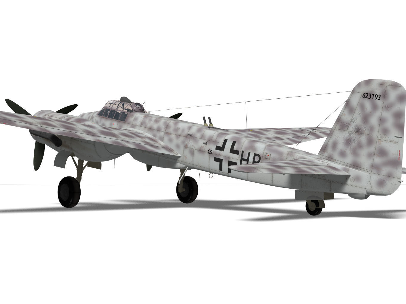 Junkers Ju 88 G-6 3D model_7