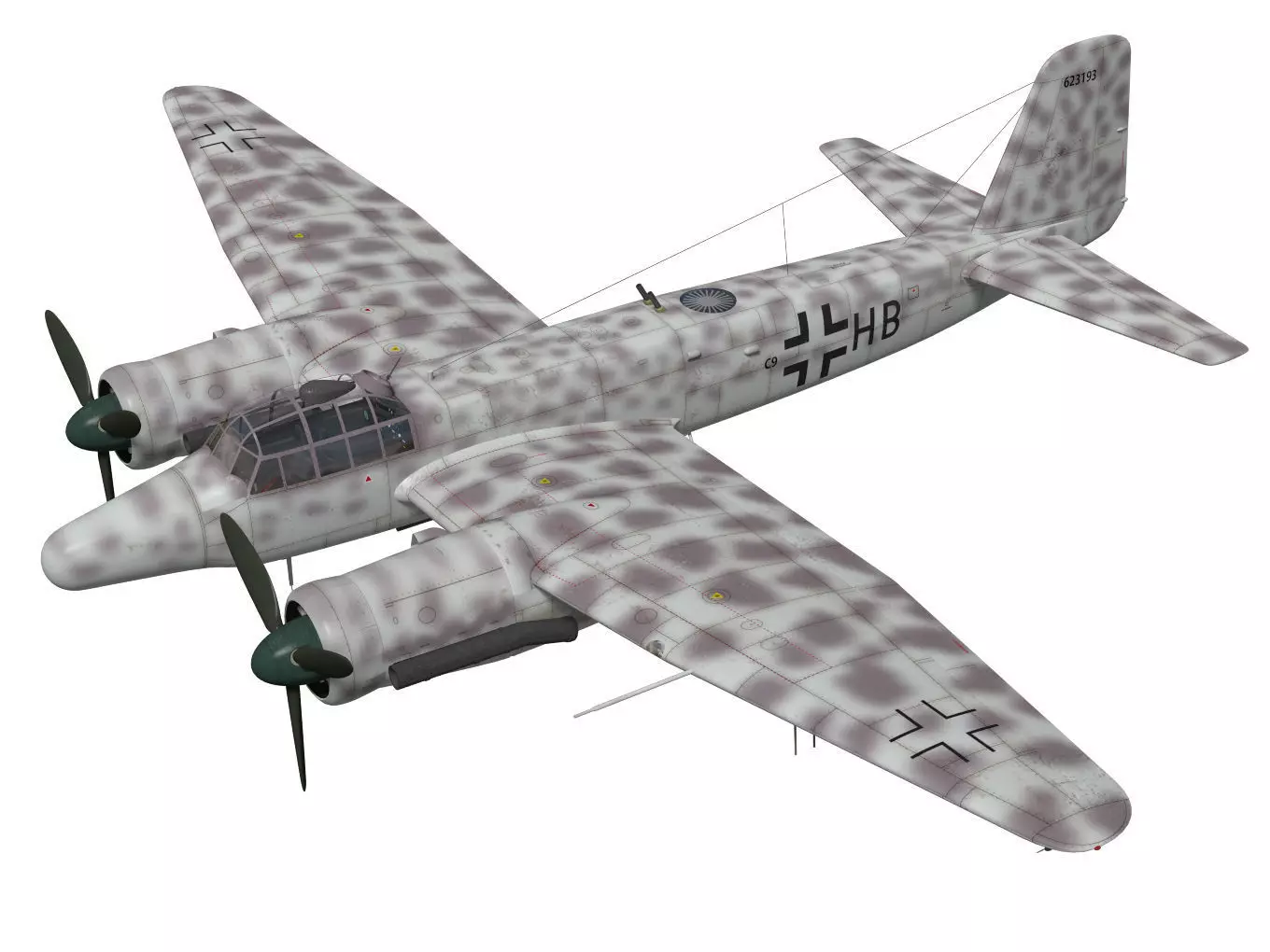 Junkers Ju 88 G-6 3D model_0