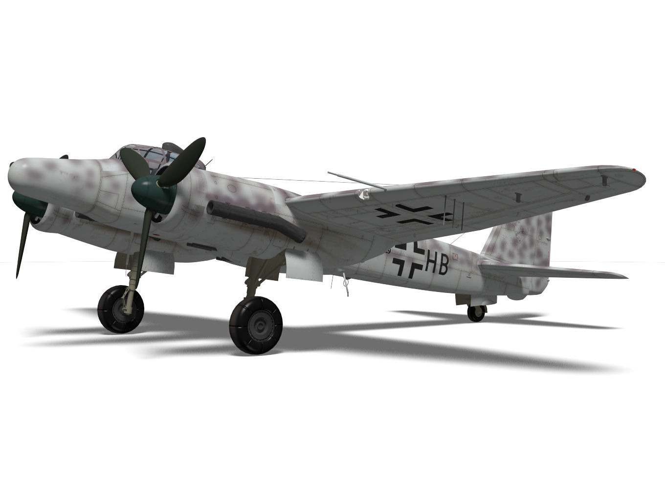 Junkers Ju 88 G-6 3D model_6