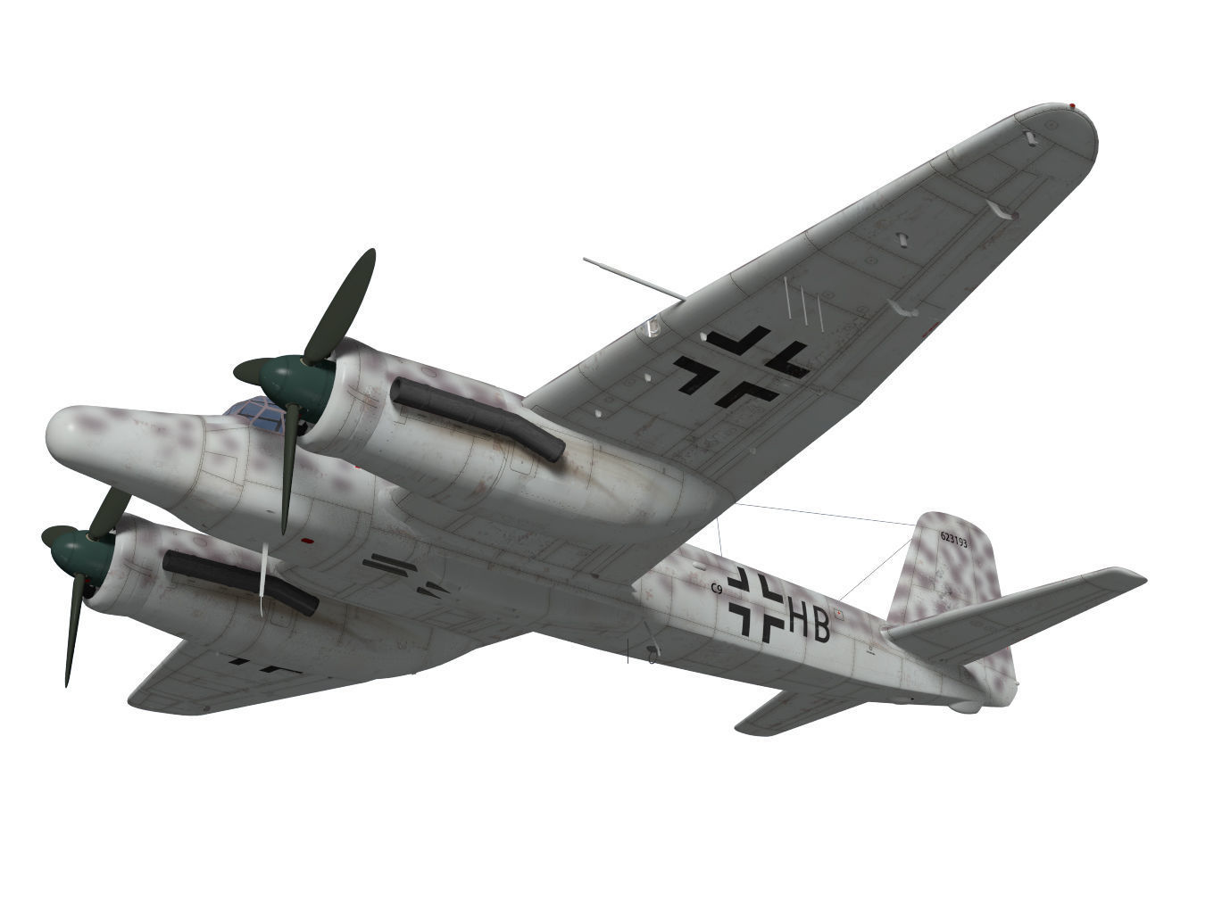 Junkers Ju 88 G-6 3D model_3