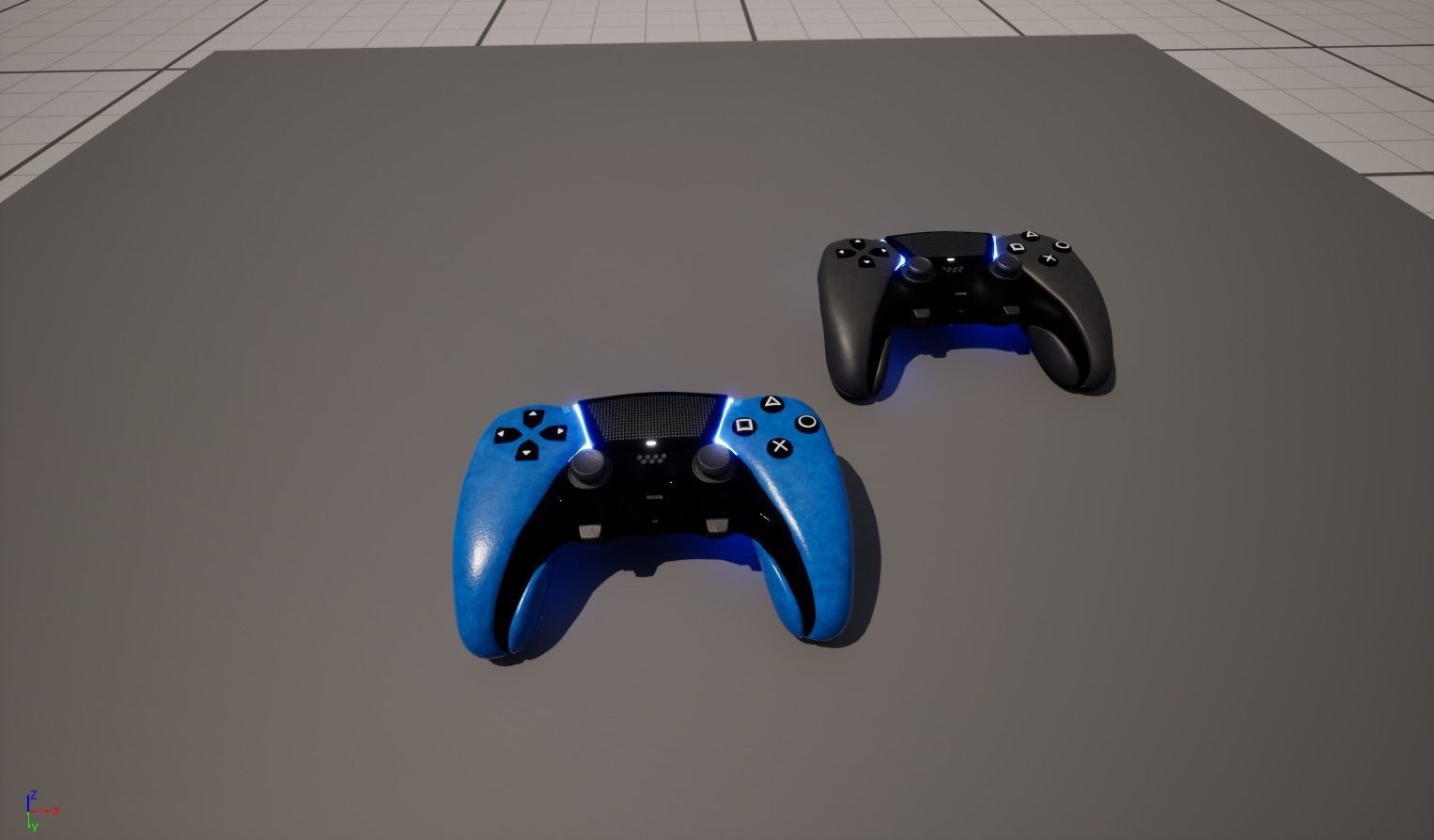 Blue Joystick Model - High Quality and Detailed 3D Model  Low-poly 3D model_7