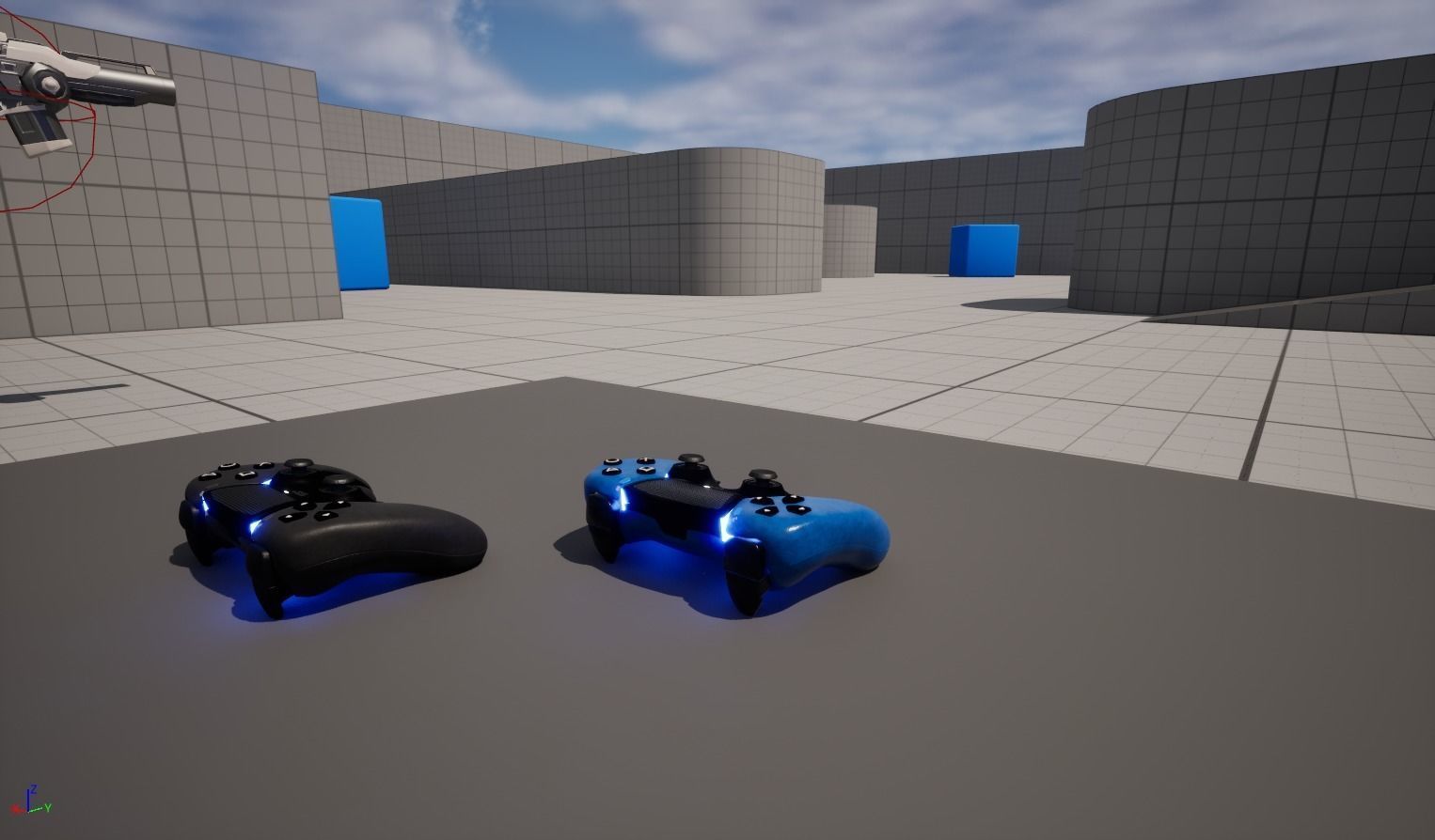 Blue Joystick Model - High Quality and Detailed 3D Model  Low-poly 3D model_6