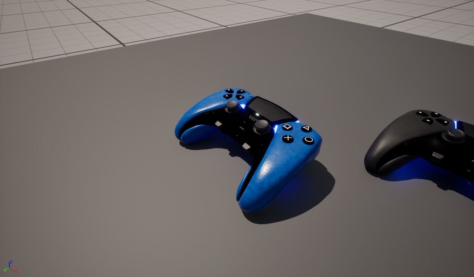 Blue Joystick Model - High Quality and Detailed 3D Model  Low-poly 3D model_11
