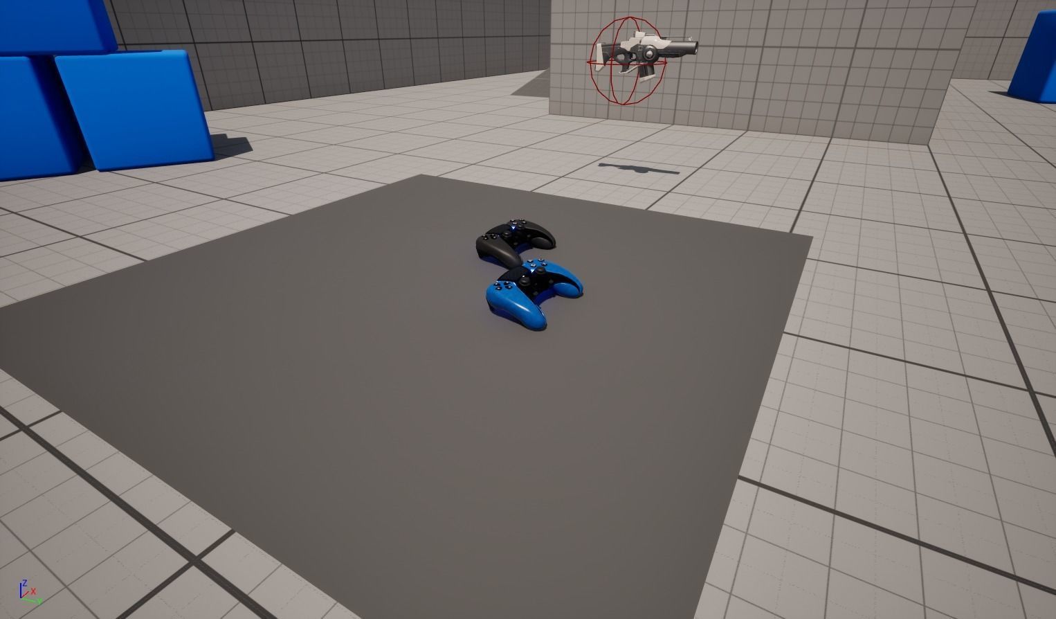 Blue Joystick Model - High Quality and Detailed 3D Model  Low-poly 3D model_9