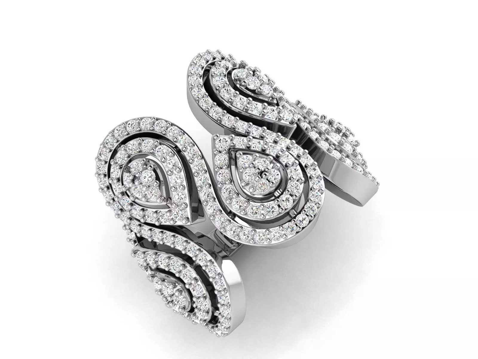 Diamond Ring 3D print model_0