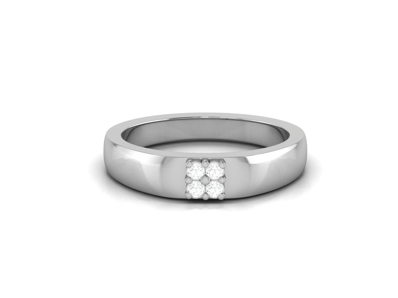 Diamond Ring 3D print model_8