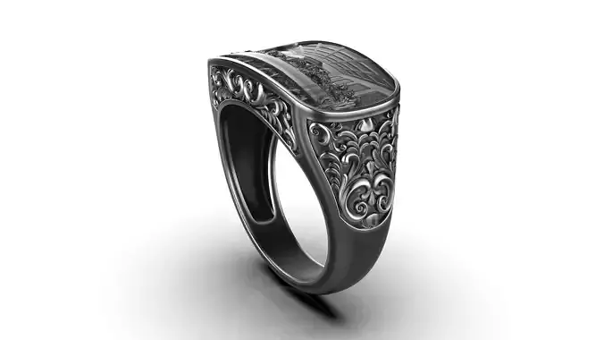 Jesus Christ The Last Supper ring 3D print model