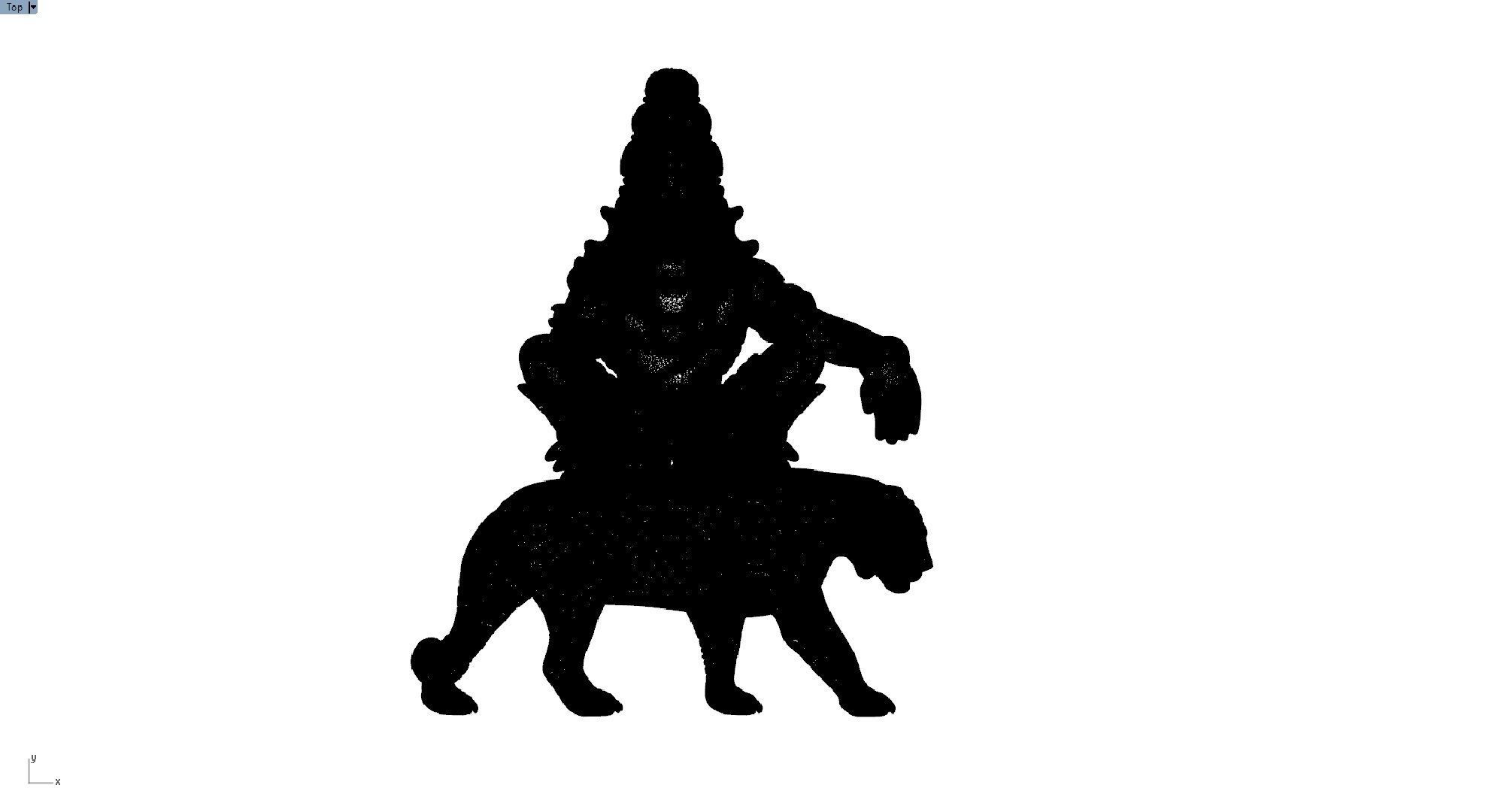 AYYAPPAN WITH TIGER 3D print model_9