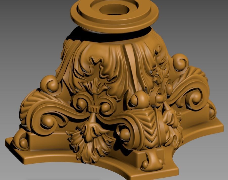 Table Lamp Model 1 3D model_8