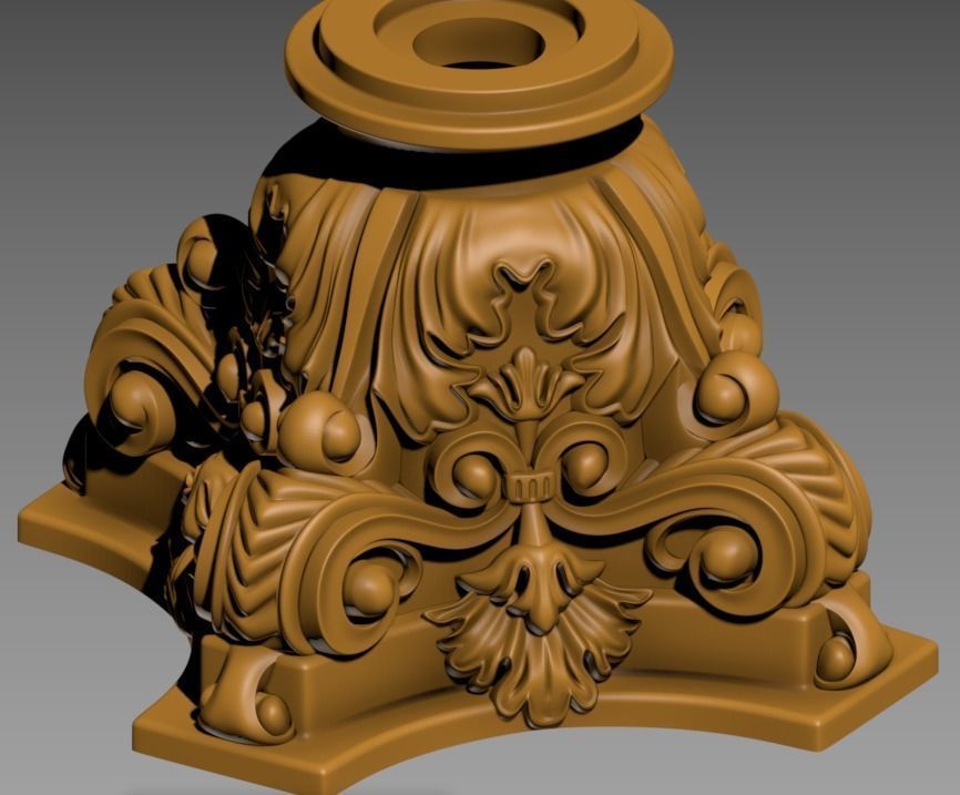 Table Lamp Model 1 3D model_9