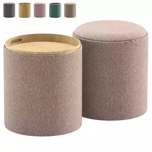 Pouf Table Hygge S by inmyroom 3D model