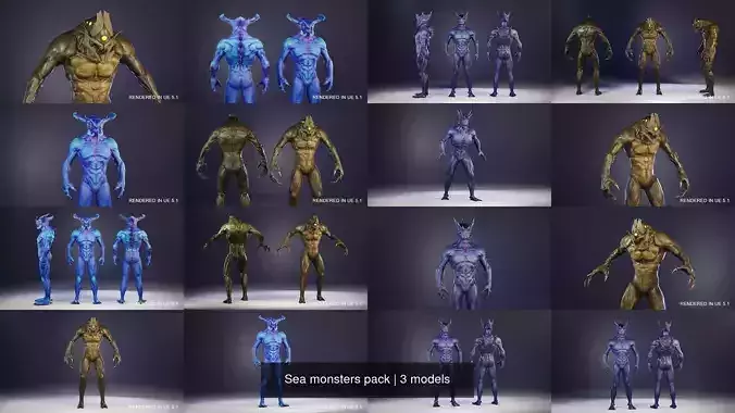 Sea monsters pack