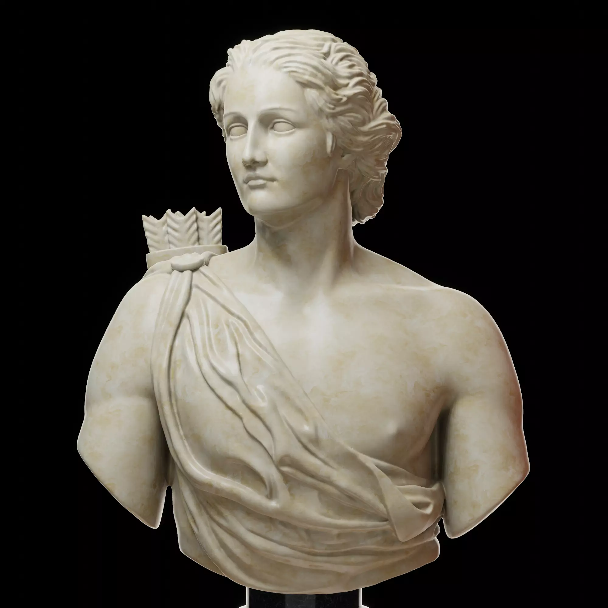 Apollo Bust 3D print model_0